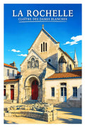 Affiche - La Rochelle - Cloître des Dames Blanches - affiche la rochelle