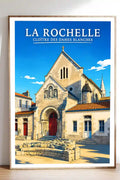 Affiche - La Rochelle - Cloître des Dames Blanches - affiche la rochelle