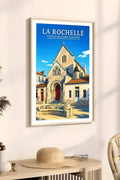 Affiche - La Rochelle - Cloître des Dames Blanches - affiche la rochelle