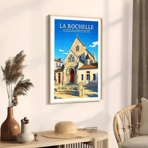 Affiche - La Rochelle - Cloître des Dames Blanches - affiche la rochelle