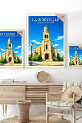 Affiche - La Rochelle - Église du Sacré-Coeur - affiche la rochelle