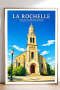 Affiche - La Rochelle - Église du Sacré-Coeur - affiche la rochelle