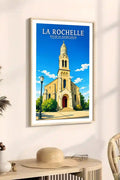Affiche - La Rochelle - Église du Sacré-Coeur - affiche la rochelle