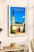 Affiche - La Rochelle - Hôtel de Ville - affiche la rochelle