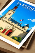 Affiche - La Rochelle - Hôtel de Ville - affiche la rochelle