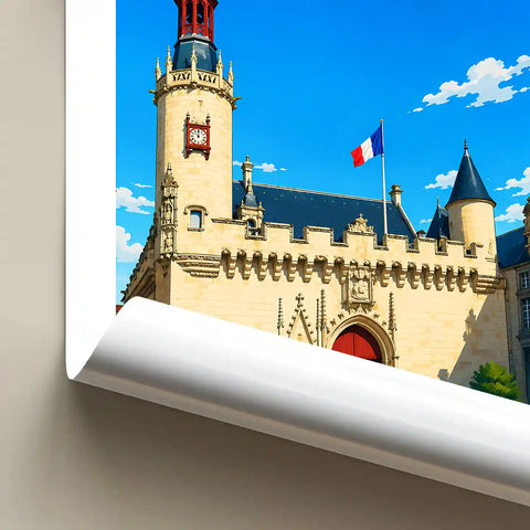 Affiche - La Rochelle - Hôtel de Ville - affiche la rochelle
