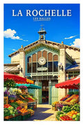 Affiche - La Rochelle - Les Halles - affiche la rochelle