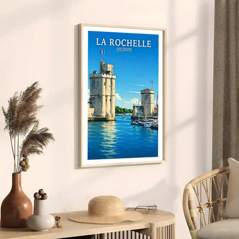 Affiche - La Rochelle - Les Tours - affiche la rochelle