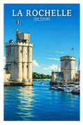 Affiche - La Rochelle - Les Tours - affiche la rochelle
