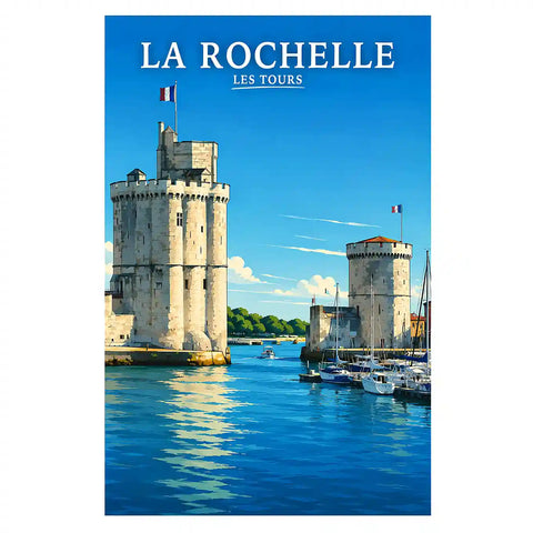 Affiche - La Rochelle - Les Tours