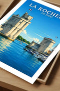 Affiche - La Rochelle - Les Tours - affiche la rochelle