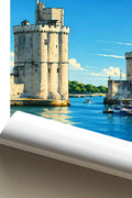 Affiche - La Rochelle - Les Tours - affiche la rochelle