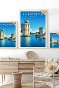 Affiche - La Rochelle - Les Tours - affiche la rochelle