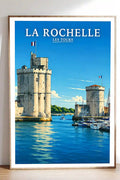 Affiche - La Rochelle - Les Tours - affiche la rochelle