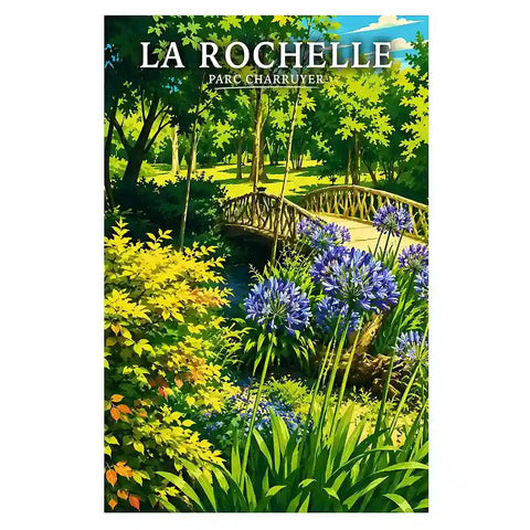 Affiche - La Rochelle - Parc Charruyer