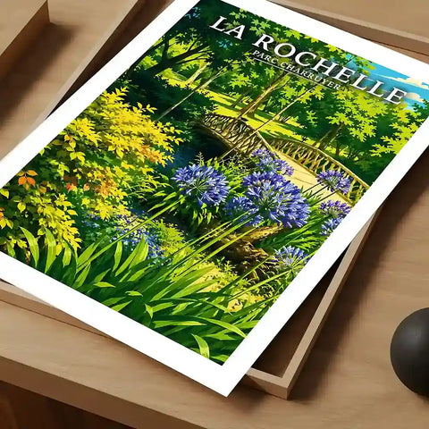 Affiche - La Rochelle - Parc Charruyer
