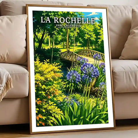 Affiche - La Rochelle - Parc Charruyer