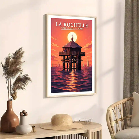 Affiche - La Rochelle - Phare du Bout du Monde - affiche la rochelle