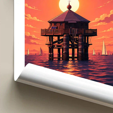 Affiche - La Rochelle - Phare du Bout du Monde - affiche la rochelle