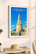 Affiche - La Rochelle - Tour de la Lanterne - affiche la rochelle