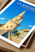 Affiche - La Rochelle - Tour de la Lanterne - affiche la rochelle