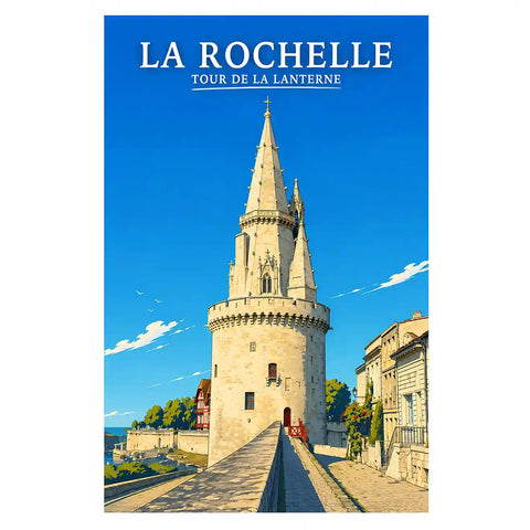 Affiche - La Rochelle - Tour de la Lanterne