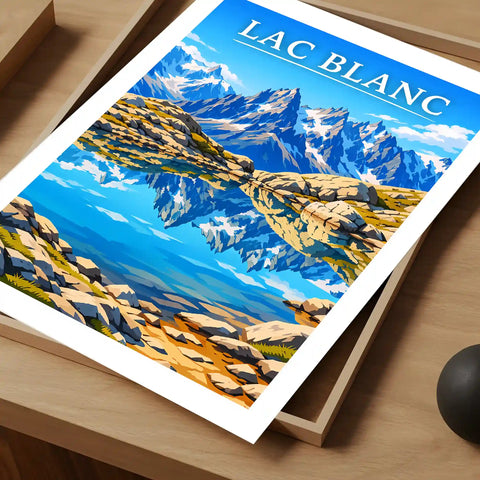 Affiche - Lac Blanc