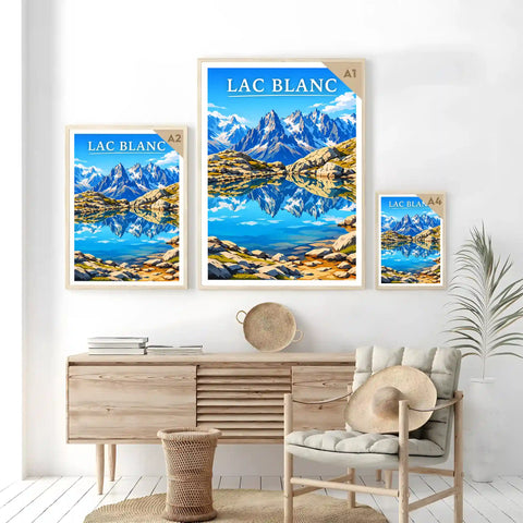 Affiche - Lac Blanc