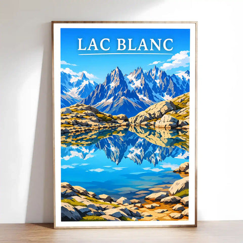 Affiche - Lac Blanc