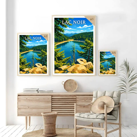 Affiche - Lac Noir