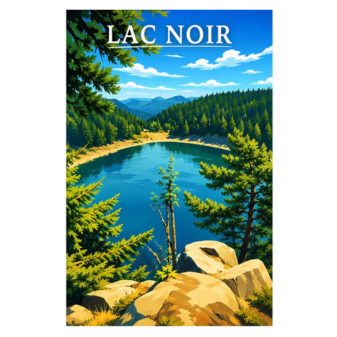 Affiche - Lac Noir