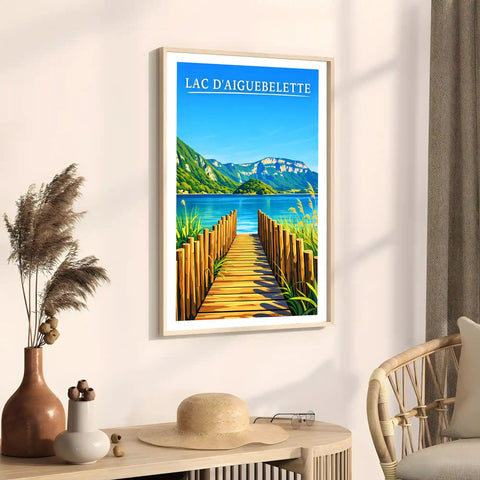 Affiche - Lac d'Aiguebelette