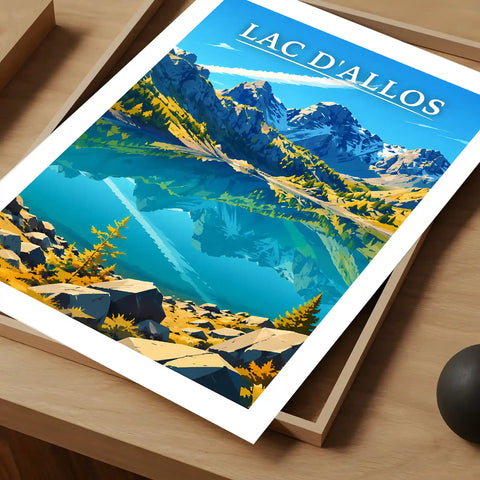Affiche - Lac d'Allos