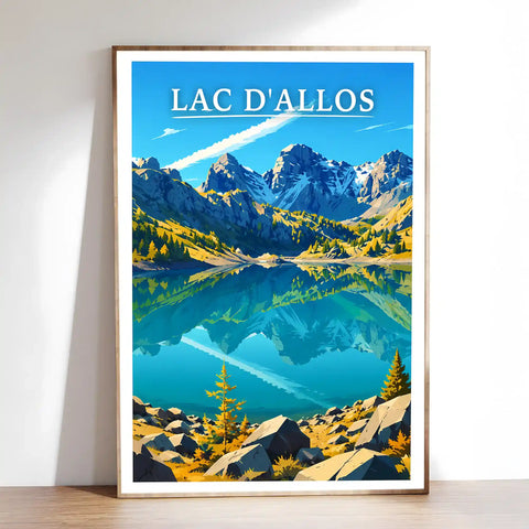Affiche - Lac d'Allos