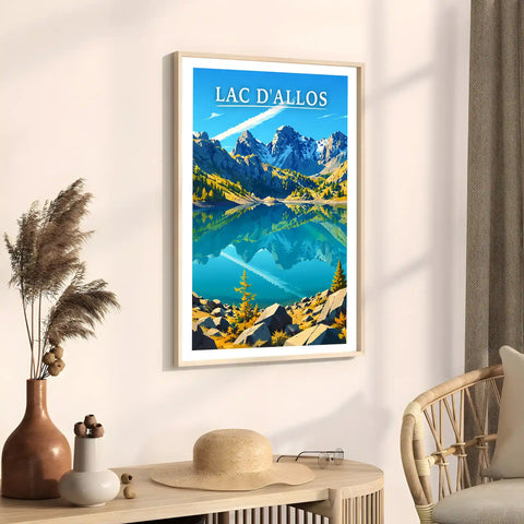 Affiche - Lac d'Allos