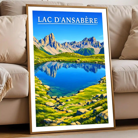 Affiche - Lac d'Ansabère