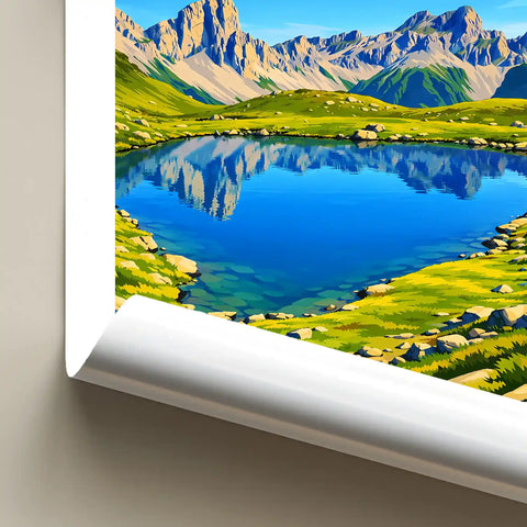 Affiche - Lac d'Ansabère