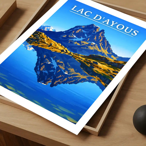 Affiche - Lac d'Ayous