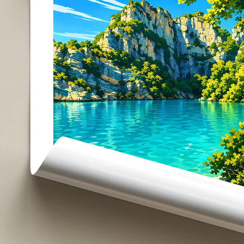 Affiche - Lac d'Esparron