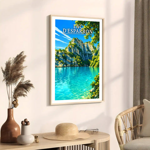 Affiche - Lac d'Esparron
