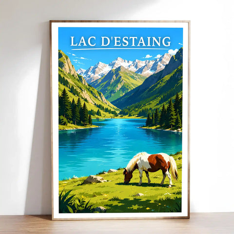 Affiche - Lac d'Estaing