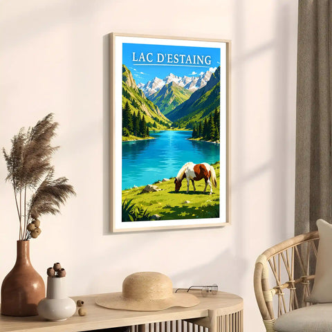 Affiche - Lac d'Estaing