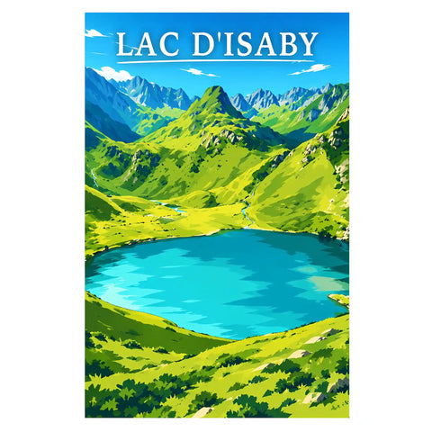 Affiche - Lac d'Isaby