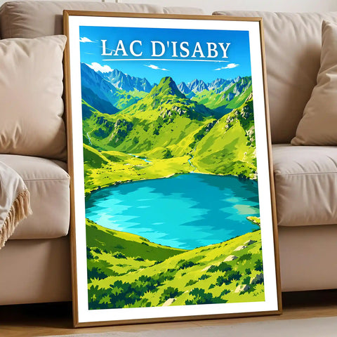Affiche - Lac d'Isaby
