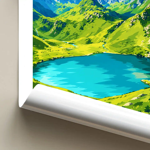 Affiche - Lac d'Isaby