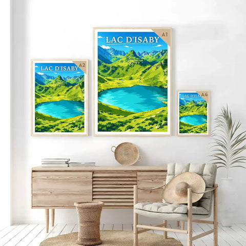 Affiche - Lac d'Isaby