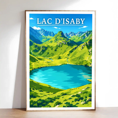 Affiche - Lac d'Isaby