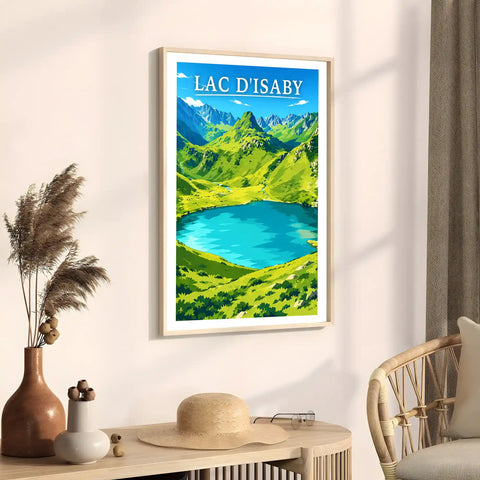 Affiche - Lac d'Isaby