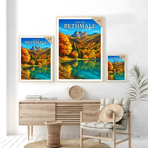 Affiche - Lac de Bethmale