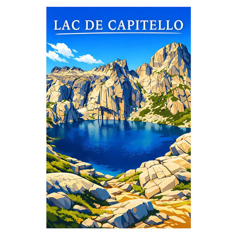 Affiche - Lac de Capitello